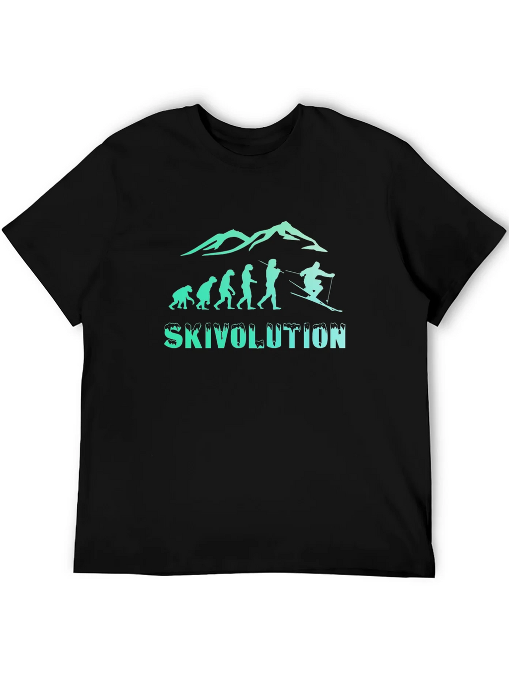 Skivolution Evolution Skiing T-Shirt product image 5