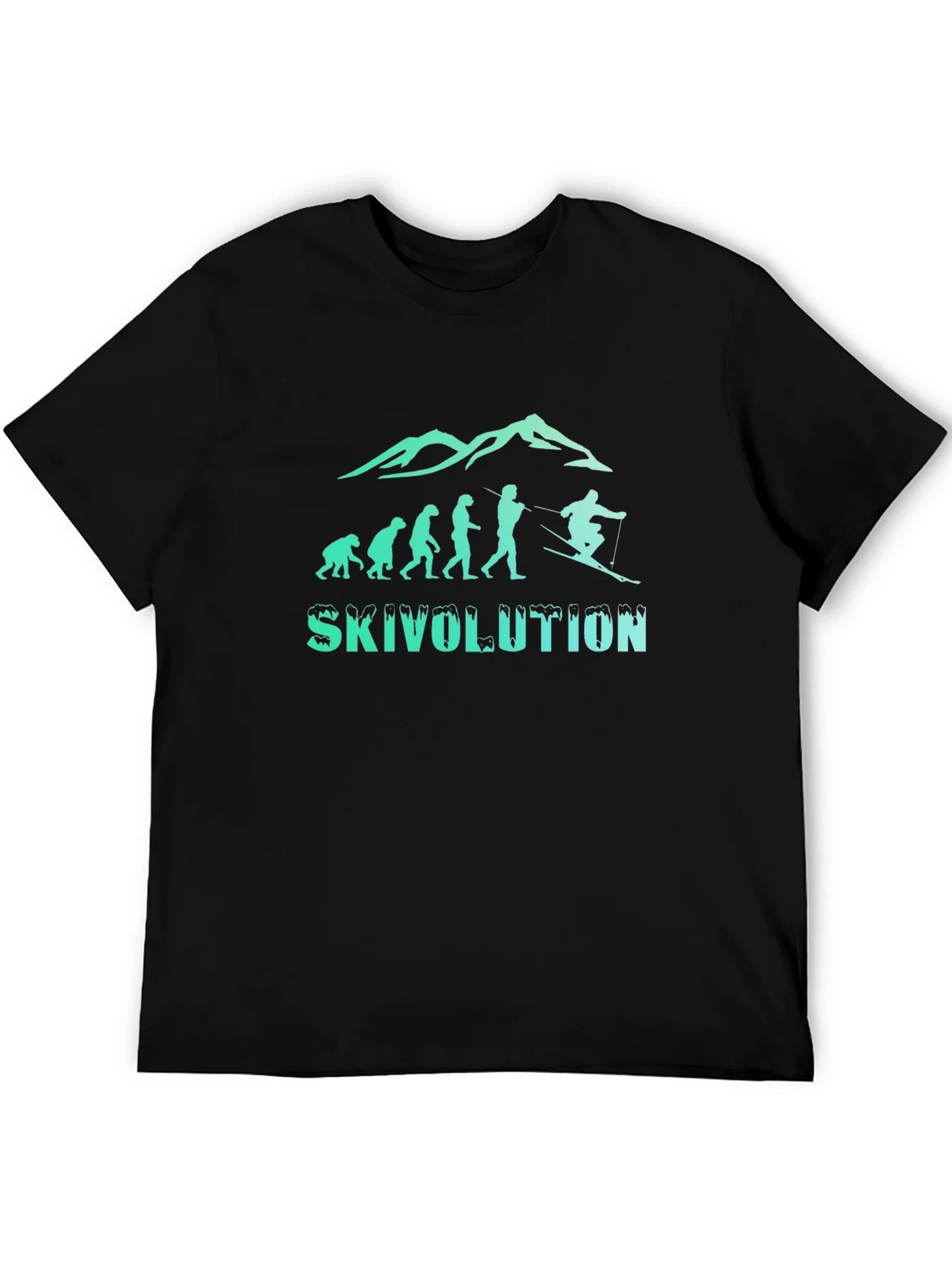 Skivolution Evolution Skiing T-Shirt product image 5