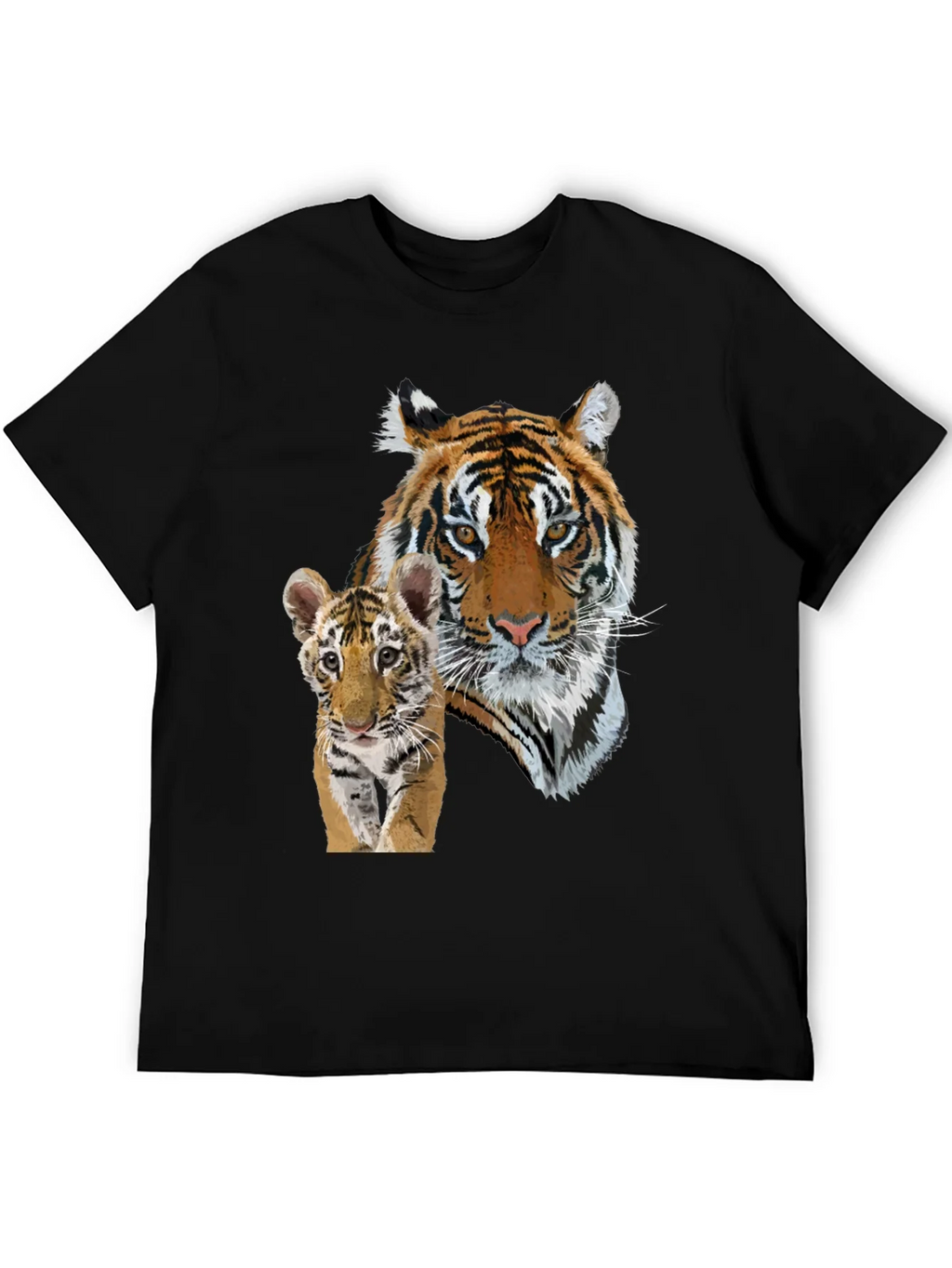 Tiger Cub Graphic Black T-Shirt product image 5