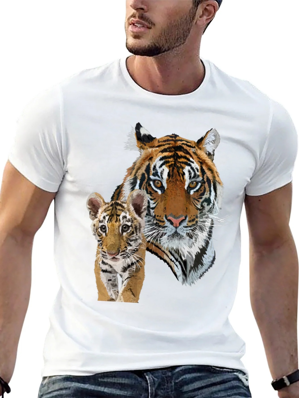 Tiger Cub Graphic Black T-Shirt product image 12