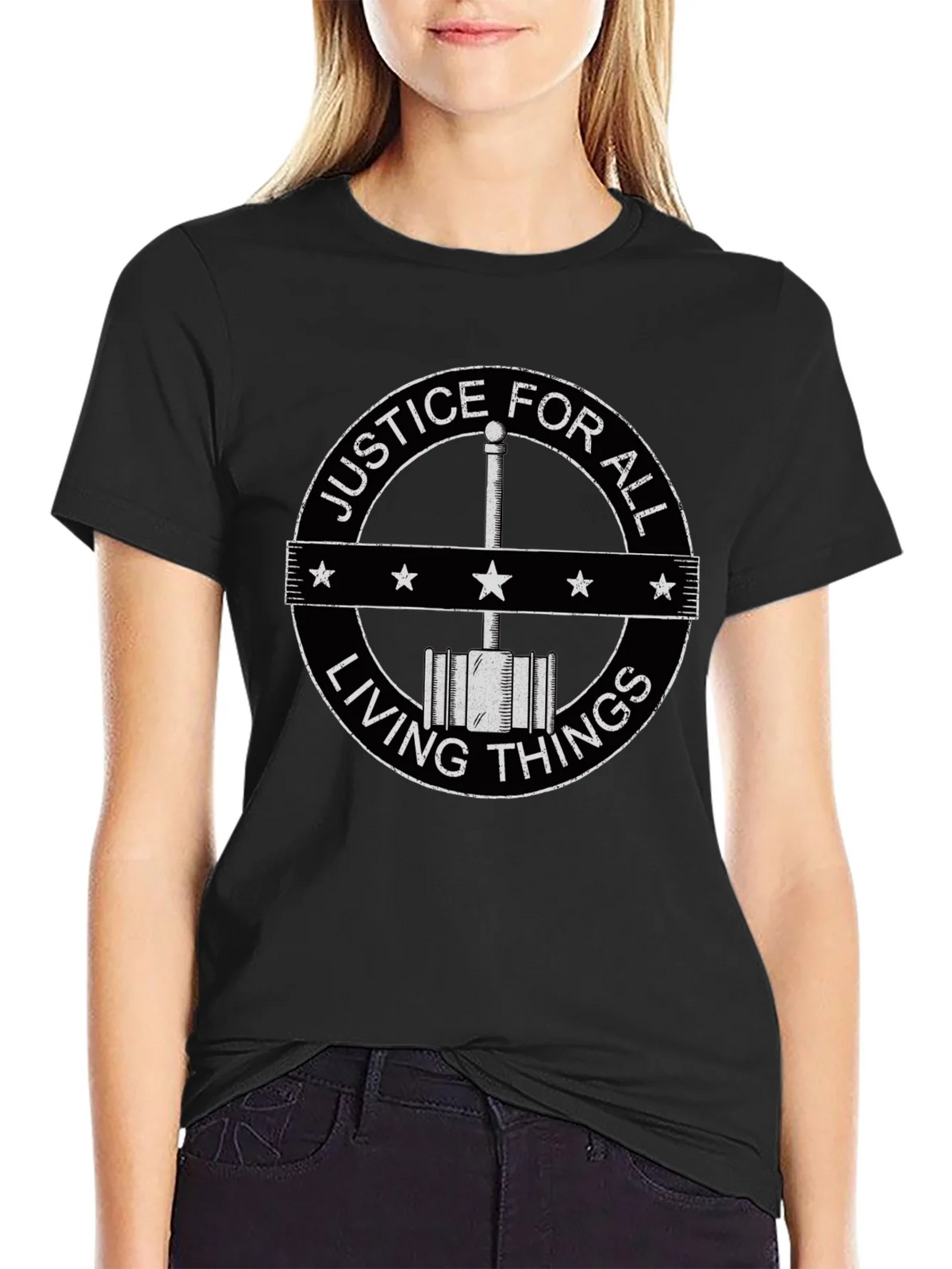 Justice for All Living Things Graphic T-Shirt product image 2