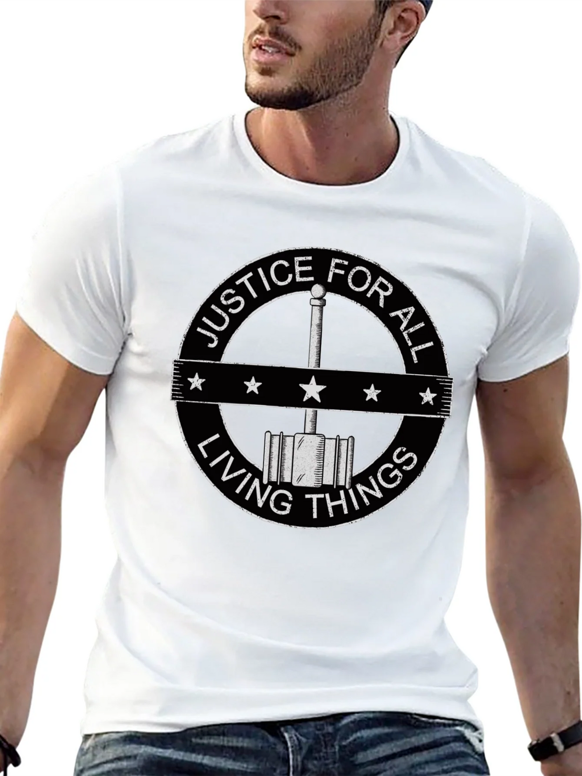 Justice for All Living Things Graphic T-Shirt product image 12