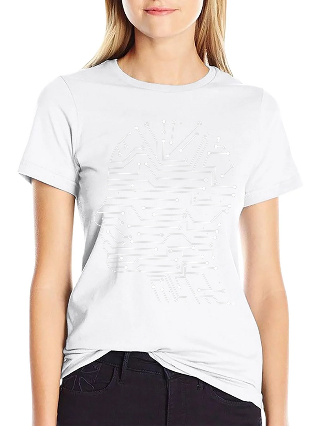Tech Head T-Shirt - Circuit Mind Design product image 5