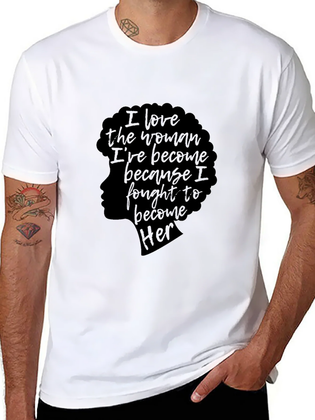 Empowered Woman Black T-Shirt product image 5
