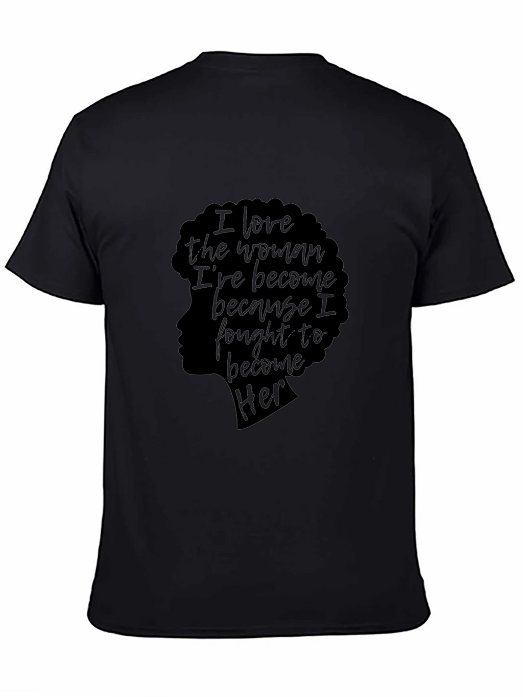 Empowered Woman Black T-Shirt product image 3