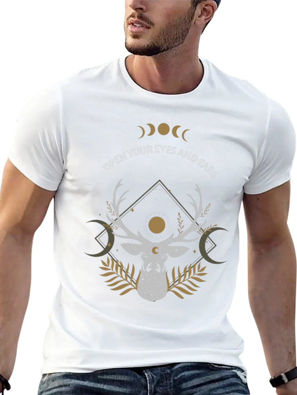 Mystic Stag Graphic Tee - Open Your Eyes product image 12