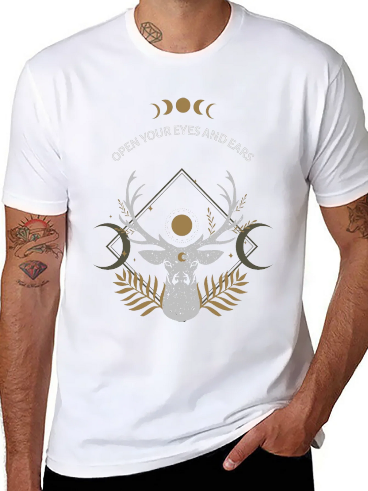 Mystic Stag Graphic Tee - Open Your Eyes product image 7