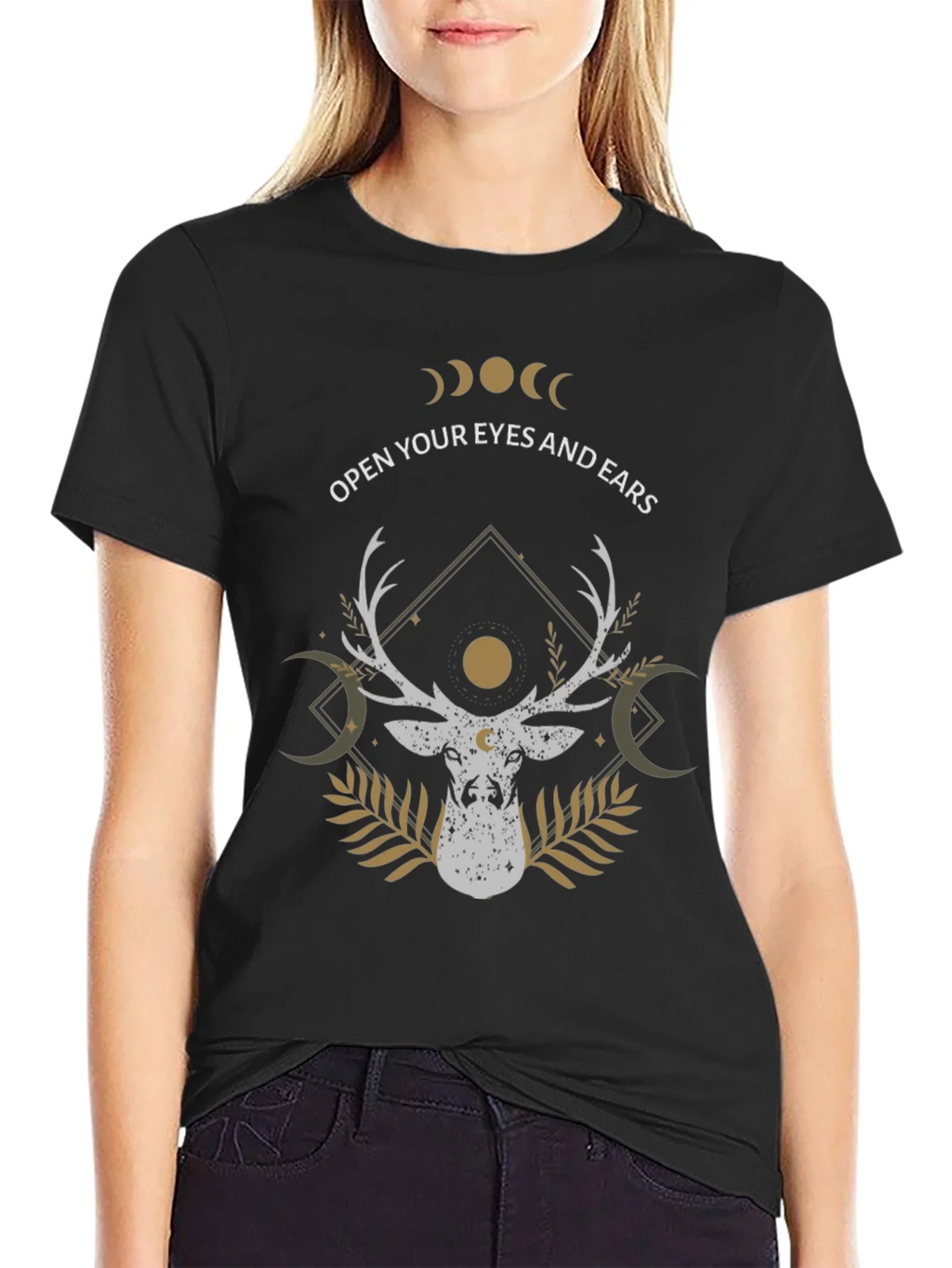 Mystic Stag Graphic Tee - Open Your Eyes product image 2