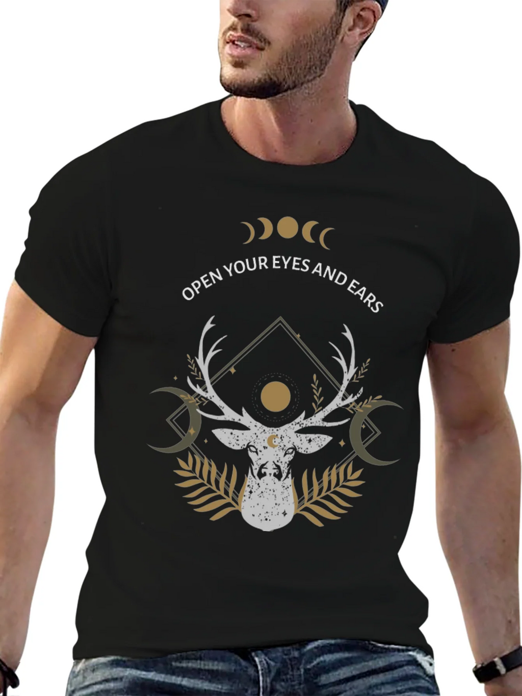 Mystic Stag Graphic Tee - Open Your Eyes product image 6