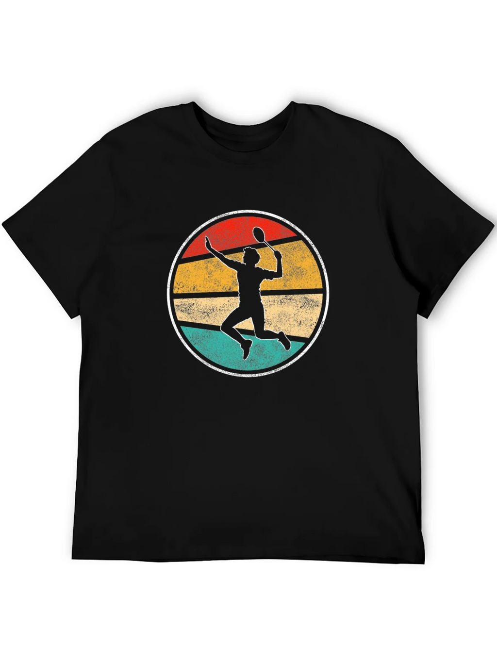 Vintage Badminton Player Graphic Tee product image 5