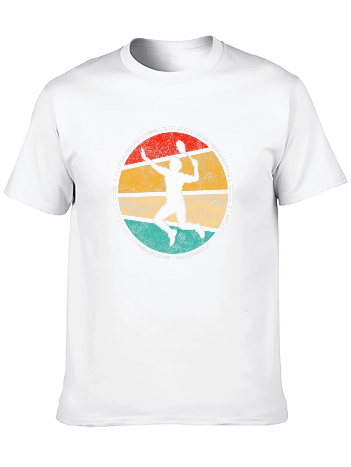 Vintage Badminton Player Graphic Tee product image 9
