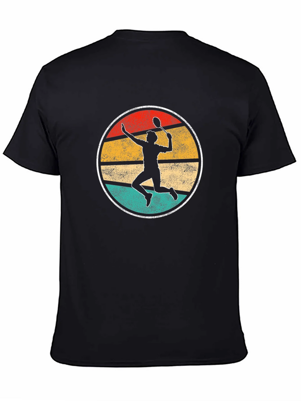 Vintage Badminton Player Graphic Tee product image 4