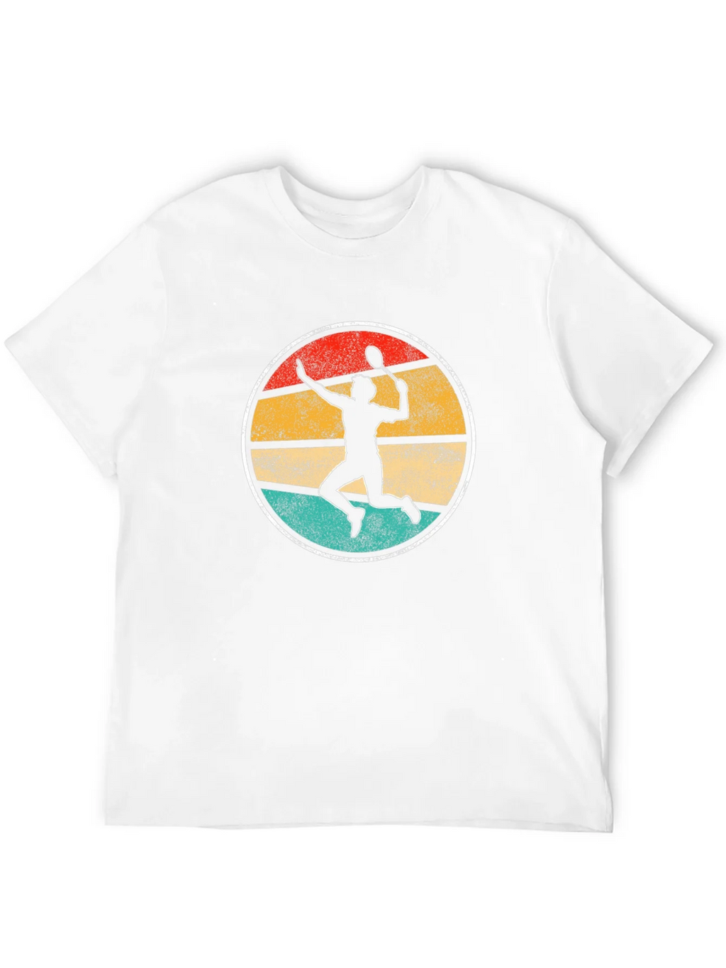 Vintage Badminton Player Graphic Tee product image 11