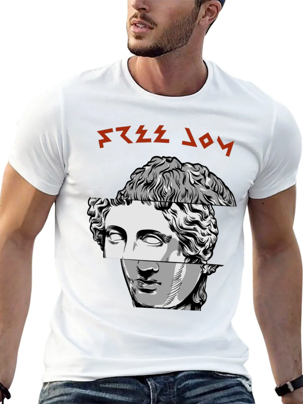Modern Art Tee - Greek Bust Design product image 12