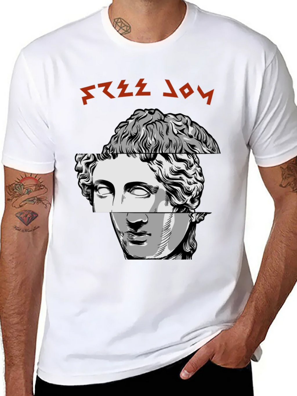 Modern Art Tee - Greek Bust Design product image 7