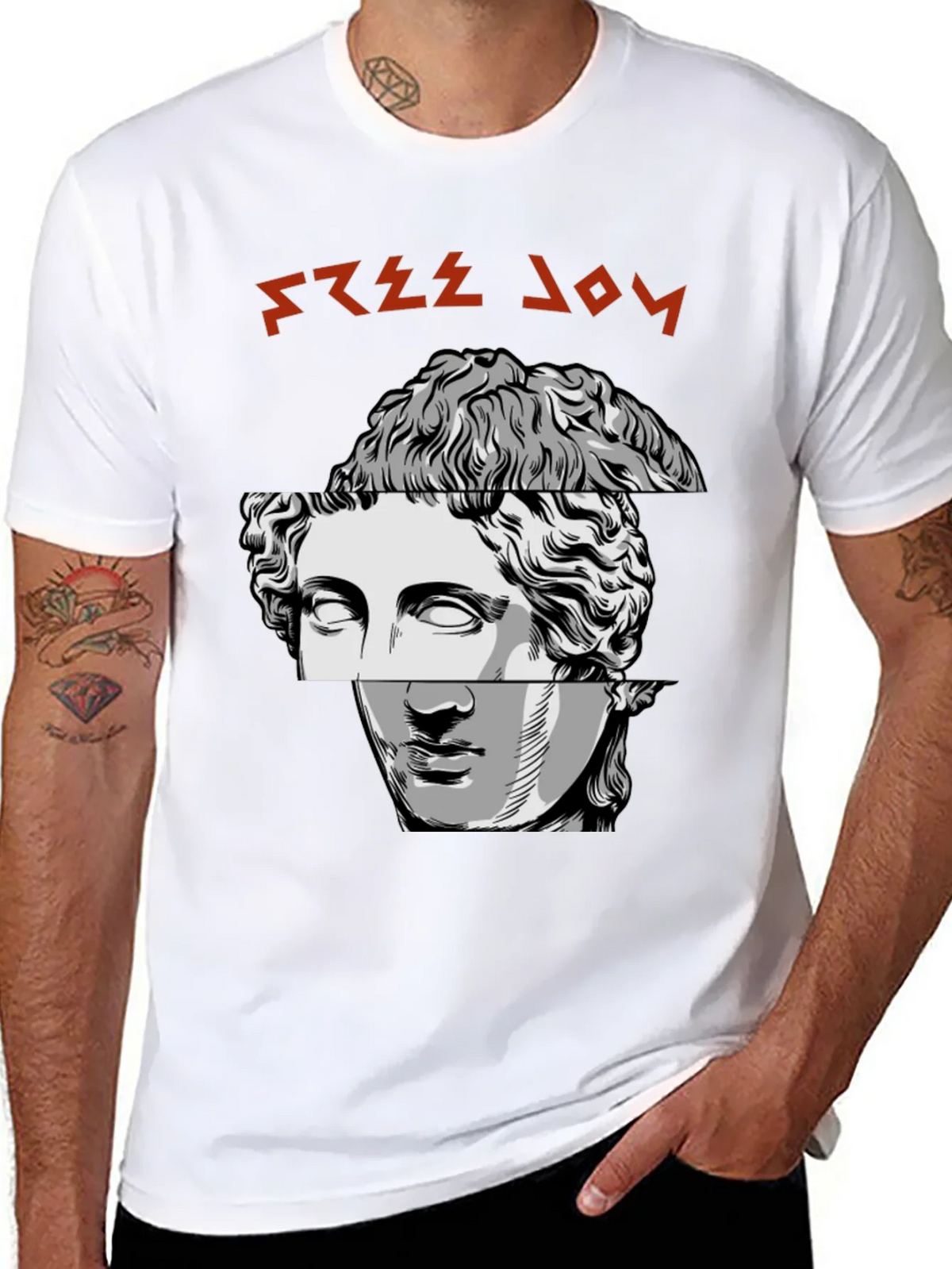 Modern Art Tee - Greek Bust Design product image 7