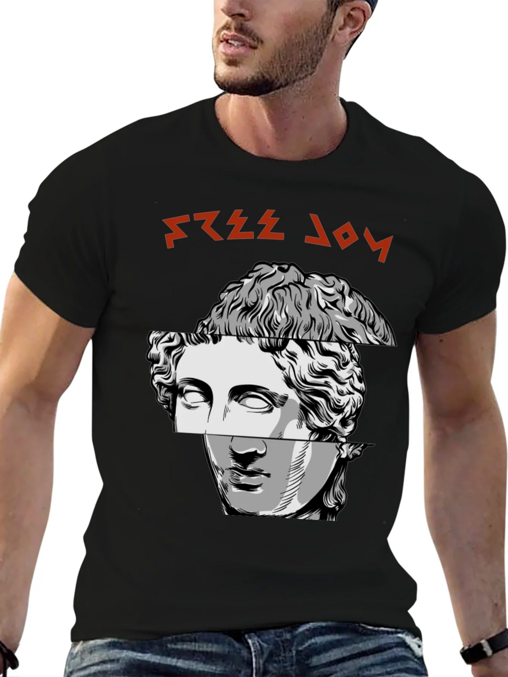 Modern Art Tee - Greek Bust Design product image 6