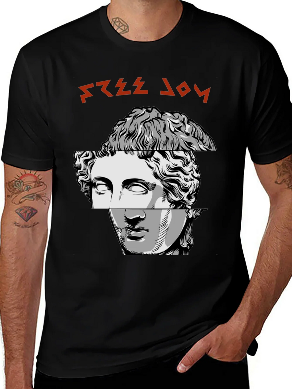 Modern Art Tee - Greek Bust Design product image 1