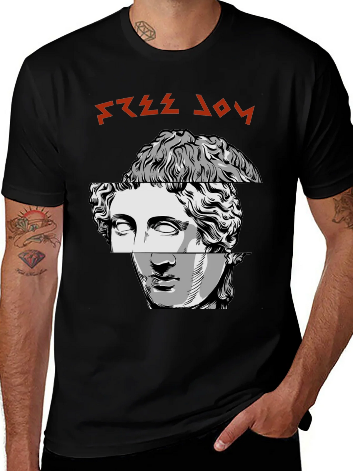 Modern Art Tee - Greek Bust Design product image 1