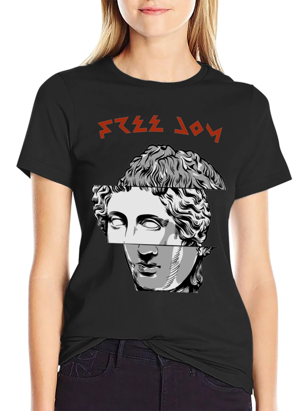 Modern Art Tee - Greek Bust Design product image 2