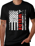 Welder American Flag T-Shirt Patriotic Welding Tee product image 1