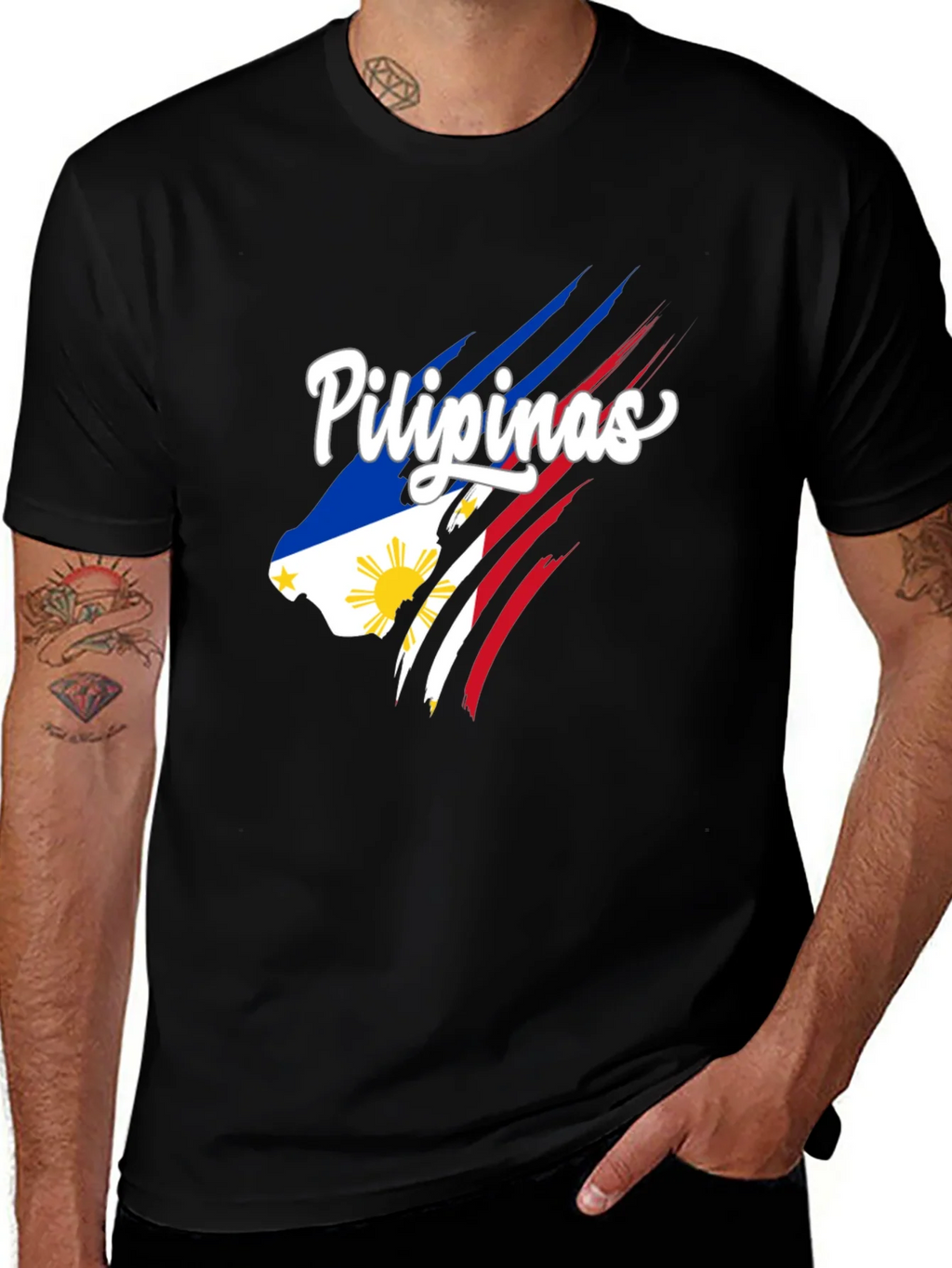 Pilipinas Flag T-Shirt - Filipino Pride Tee product image 1