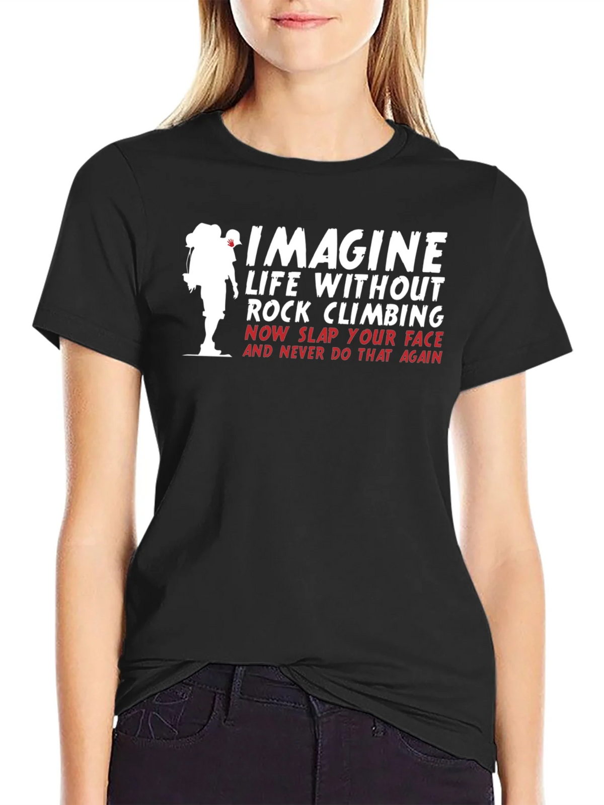 Imagine Rock Climbing T-Shirt product image 2
