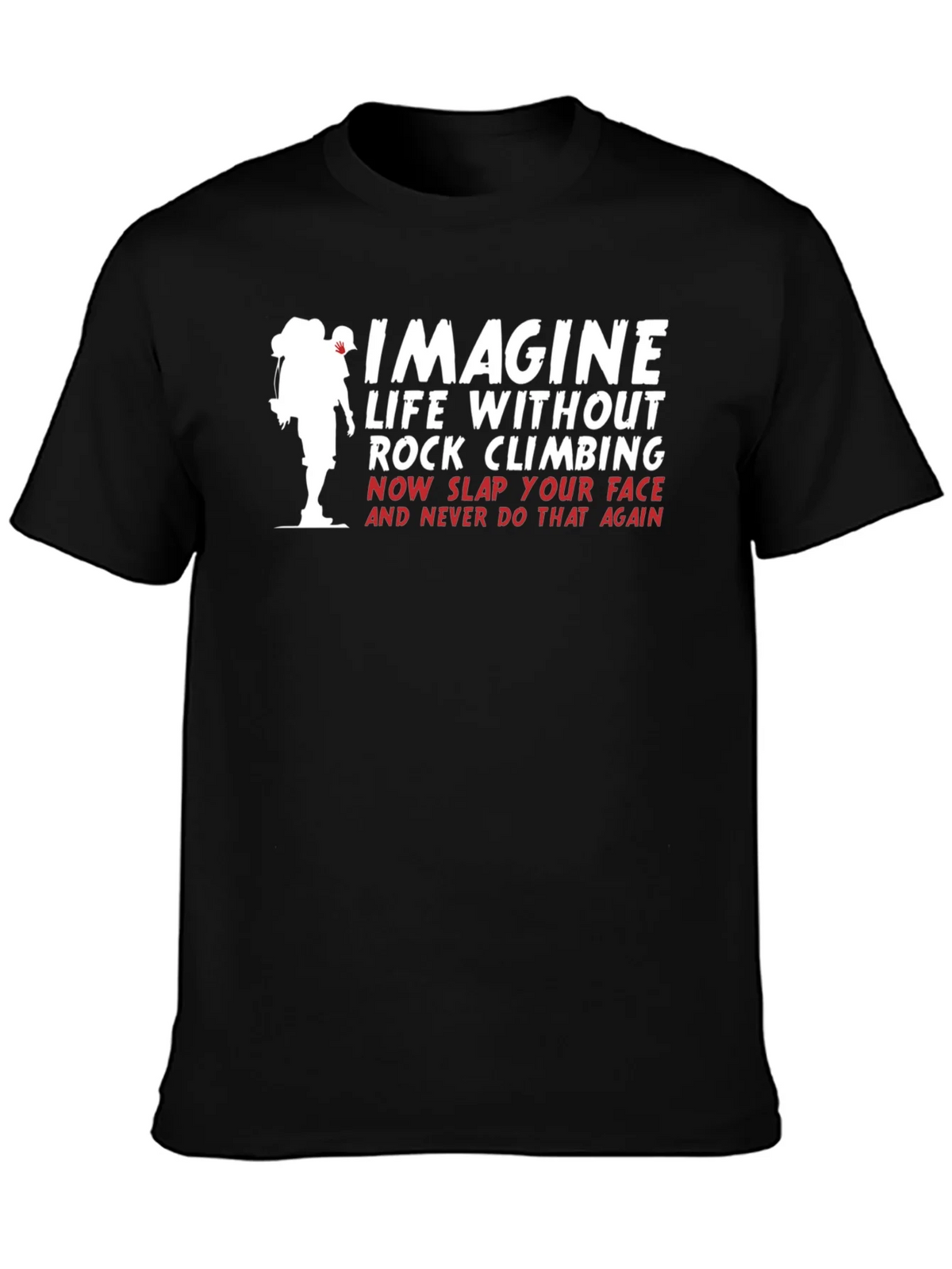 Imagine Rock Climbing T-Shirt product image 3
