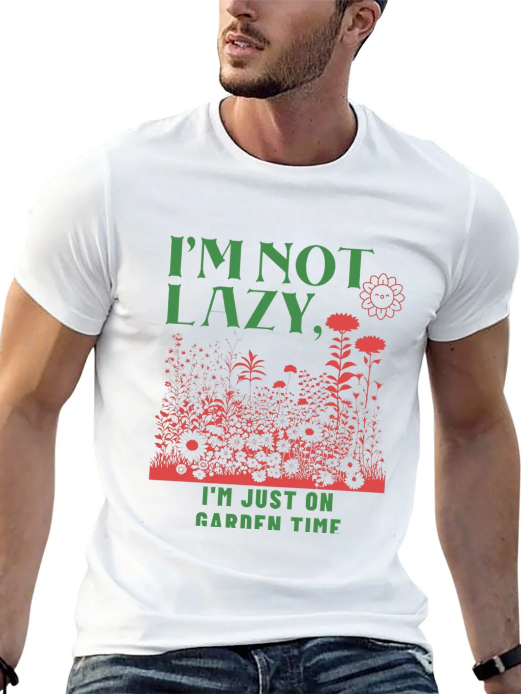 Funny Gardener T-Shirt: Im Not Lazy Garden Time! product image 11