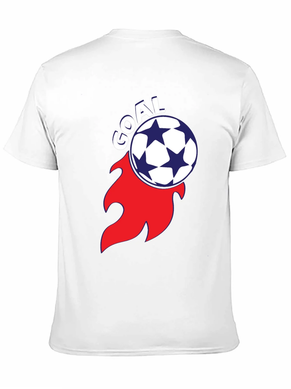 Goal! Soccer Ball Flame Graphic Tee - Stylish Black T-Shirt product image 8