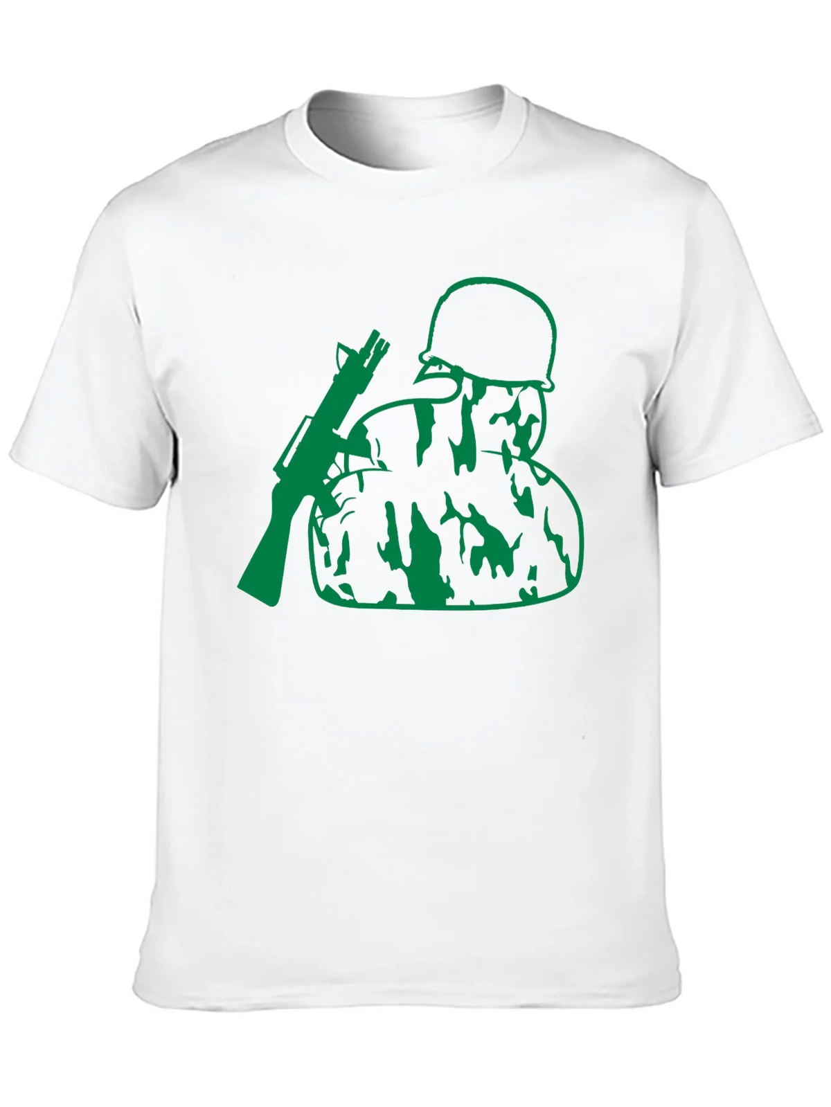 Green Soldier Graphic Black T-Shirt product image 6