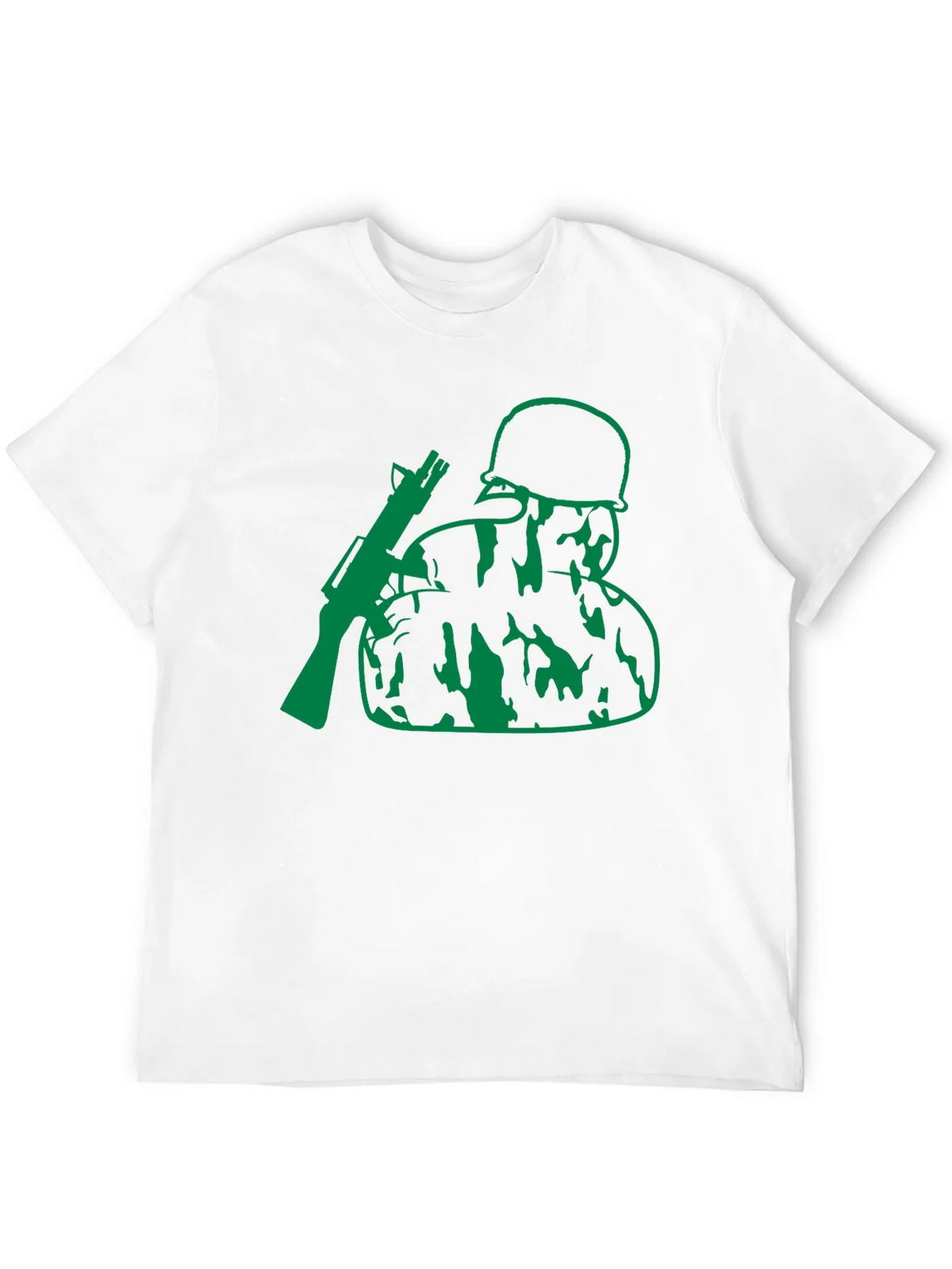 Green Soldier Graphic Black T-Shirt product image 8