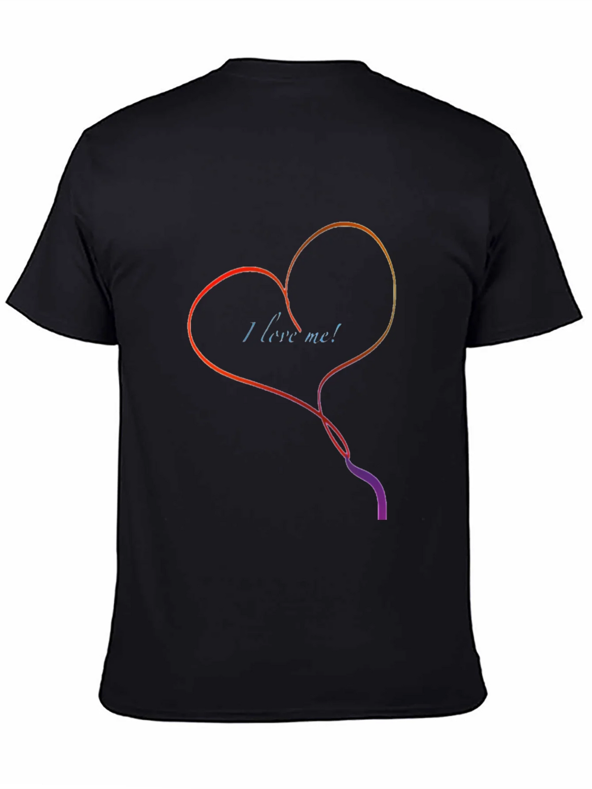 I Love Me Heart Graphic Tee - Stylish Black T-Shirt product image 4