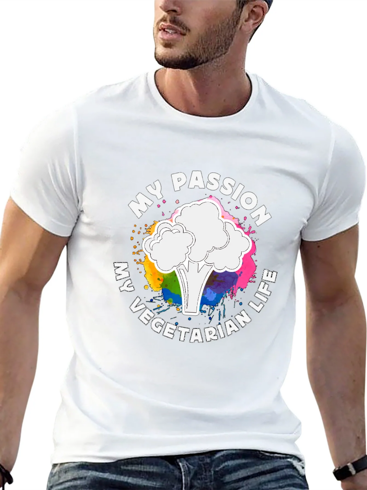 My Passion Vegetarian Life T-Shirt product image 11