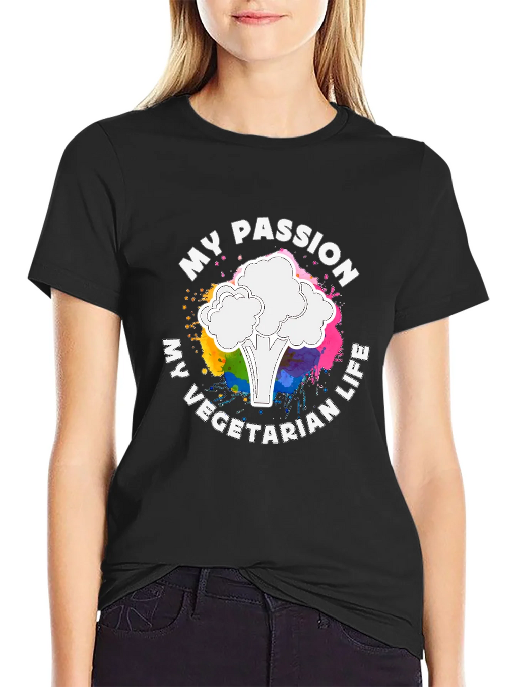 My Passion Vegetarian Life T-Shirt product image 2