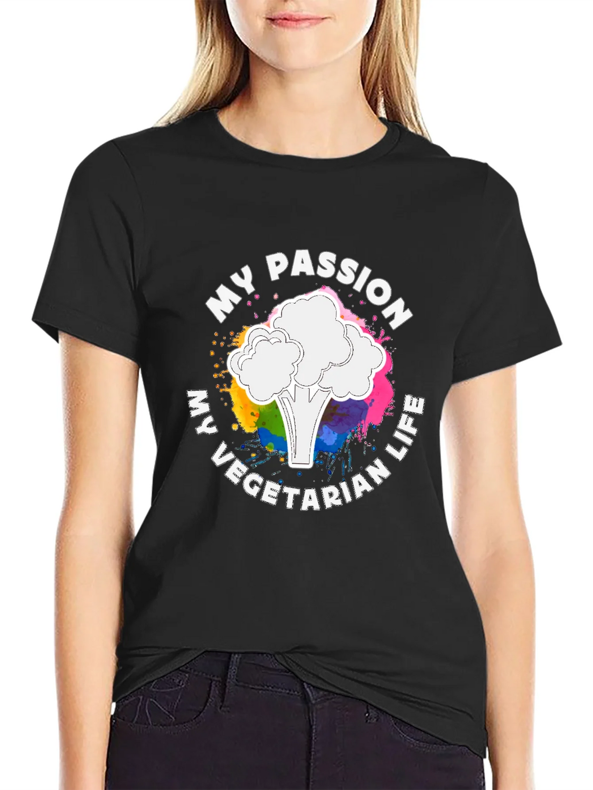 My Passion Vegetarian Life T-Shirt product image 2