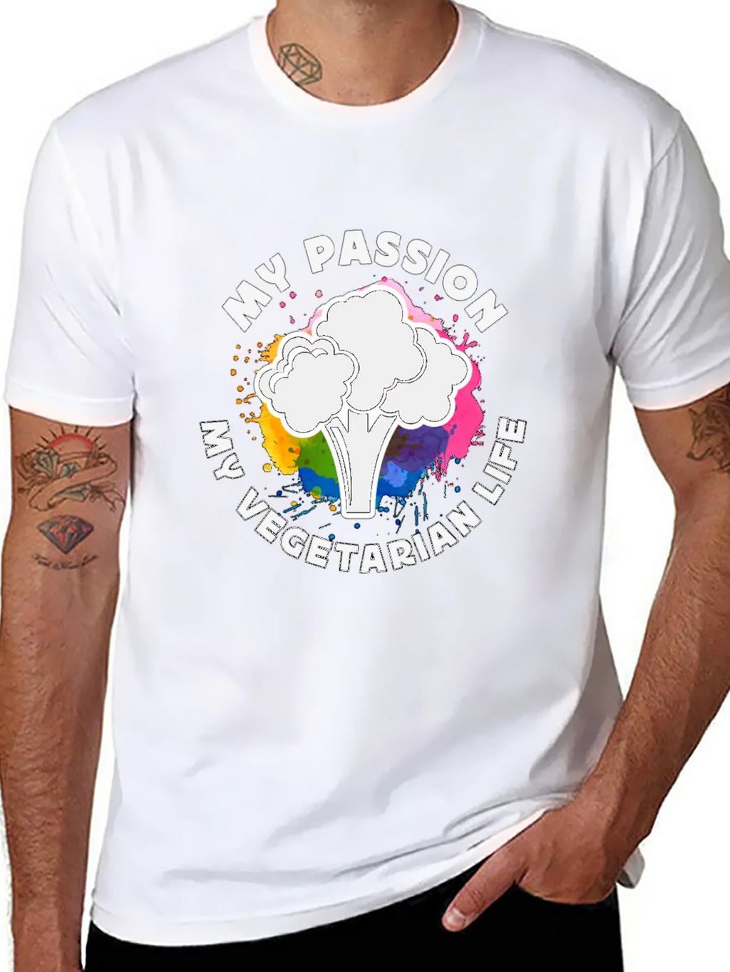 My Passion Vegetarian Life T-Shirt product image 7