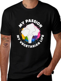 My Passion Vegetarian Life T-Shirt product image 1