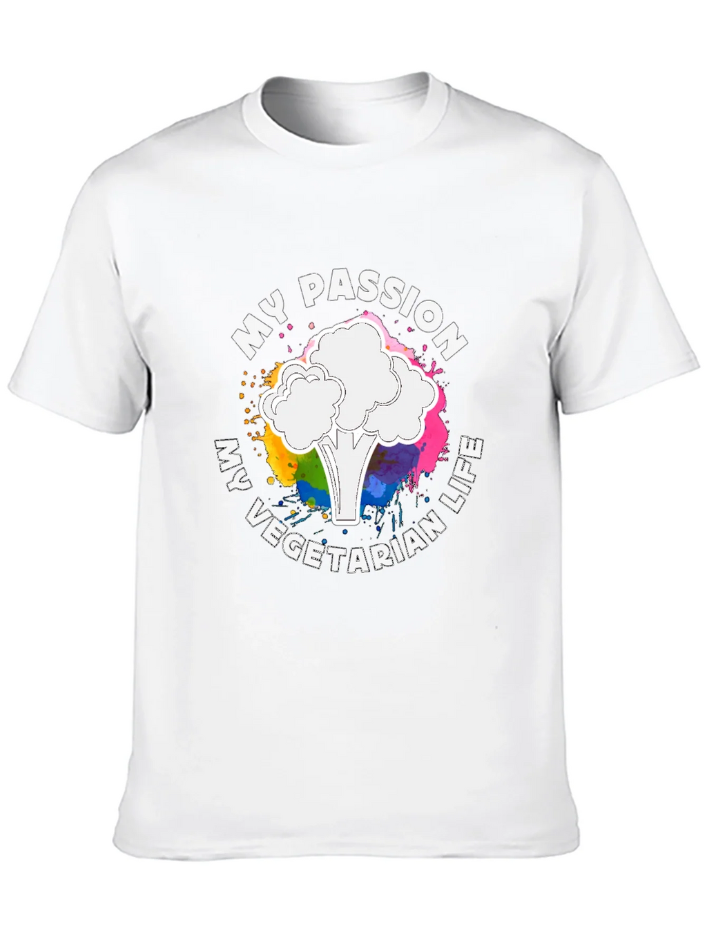 My Passion Vegetarian Life T-Shirt product image 8