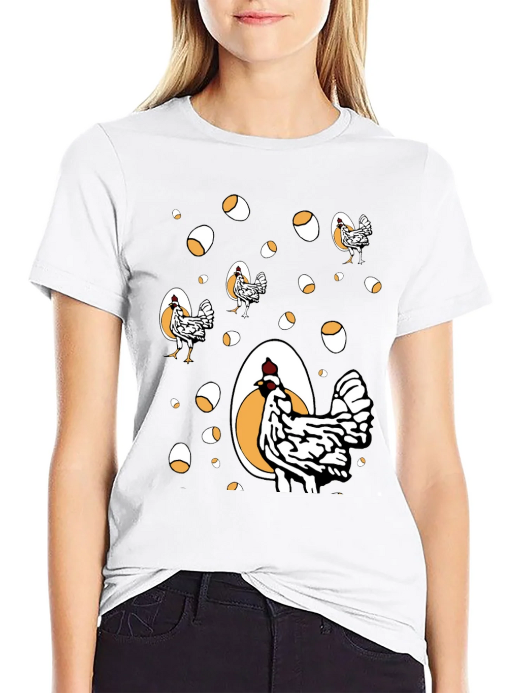 Funny Chicken & Egg Graphic Tee product image 8