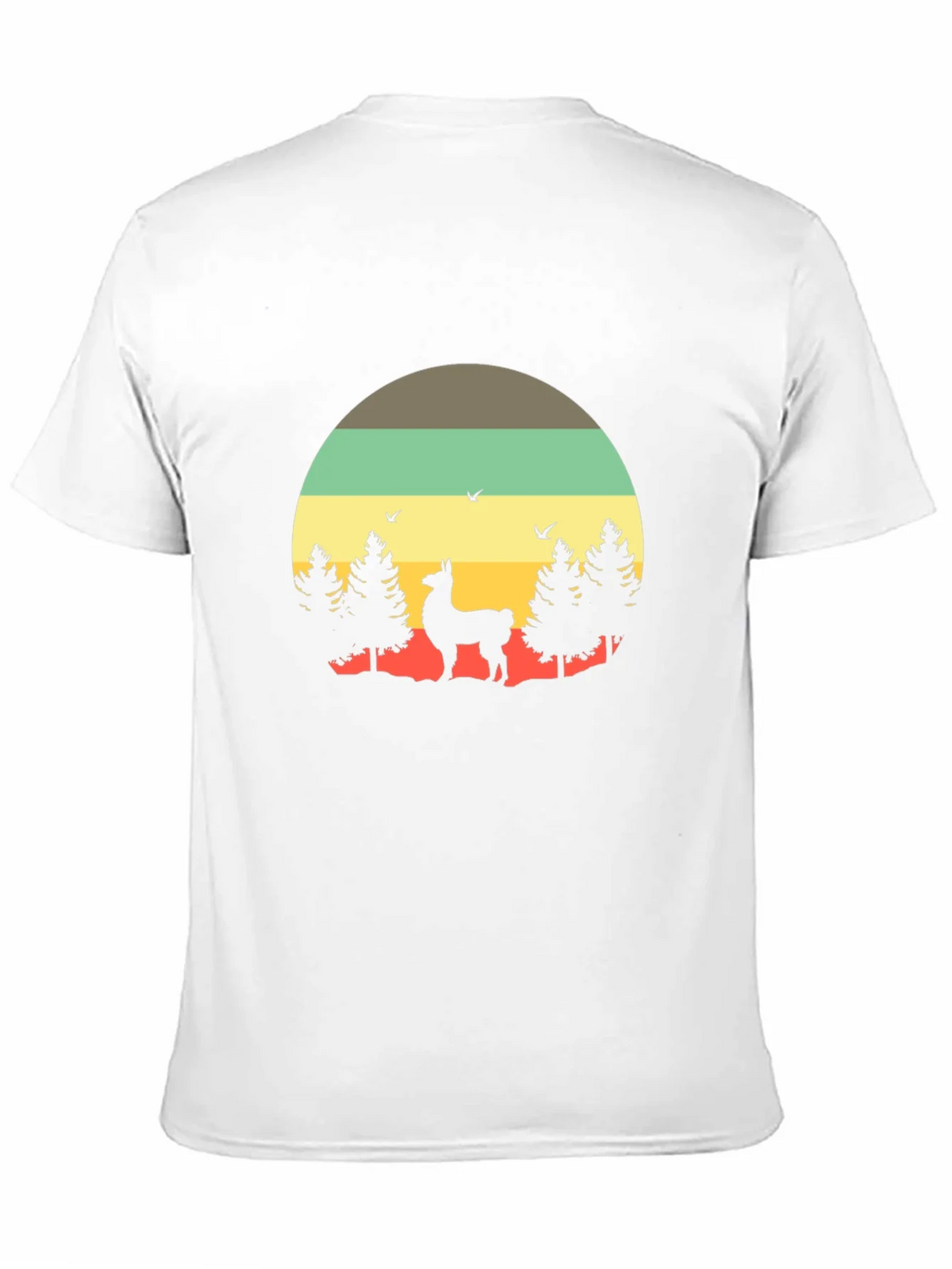Retro Llama T-Shirt - Nature Graphic Tee product image 7
