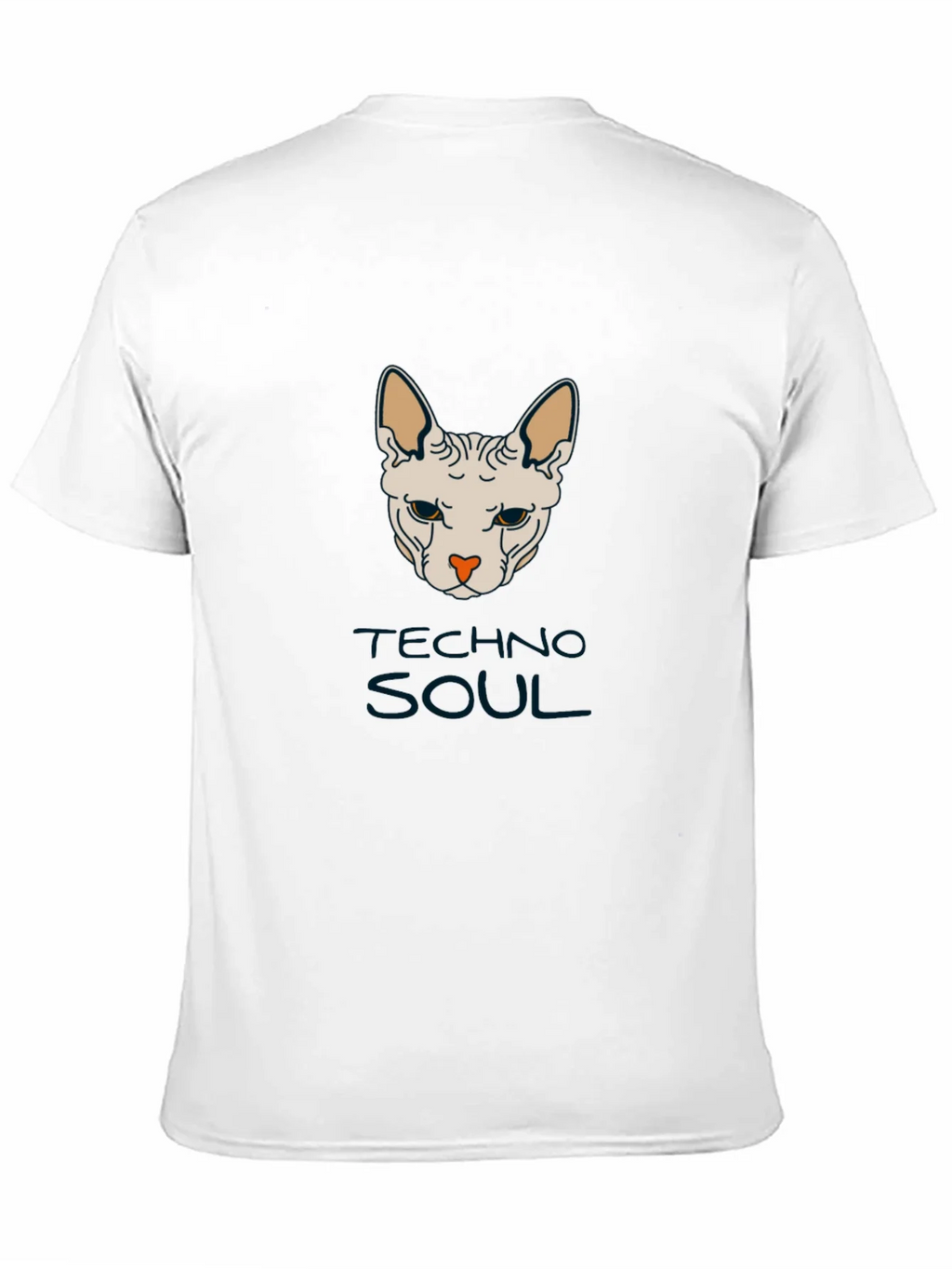Techno Soul Sphynx Cat Graphic Tee - Black product image 10