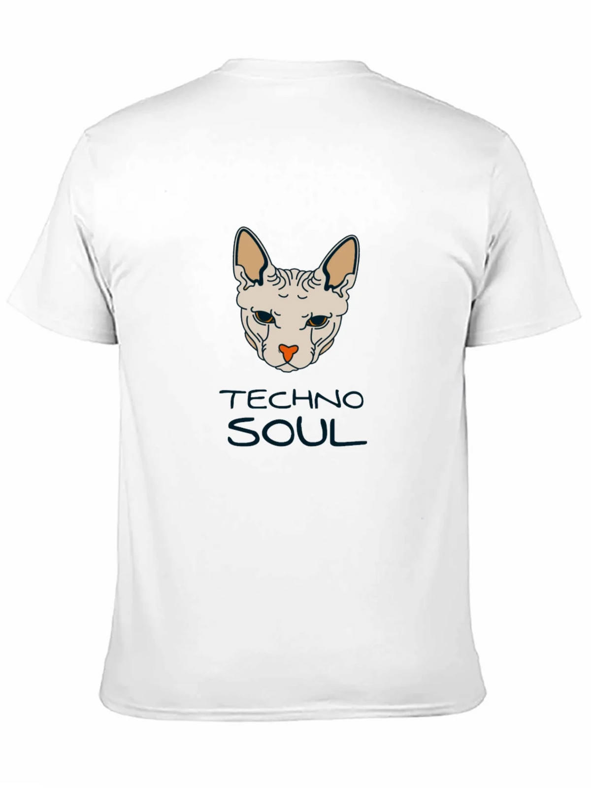 Techno Soul Sphynx Cat Graphic Tee - Black product image 10