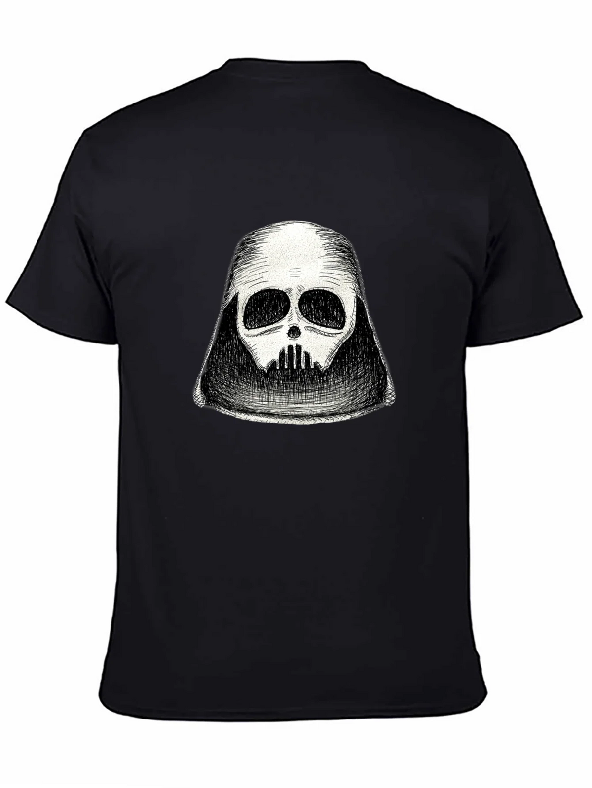 Darth Vader Sketch T-Shirt - Black Graphic Tee product image 4