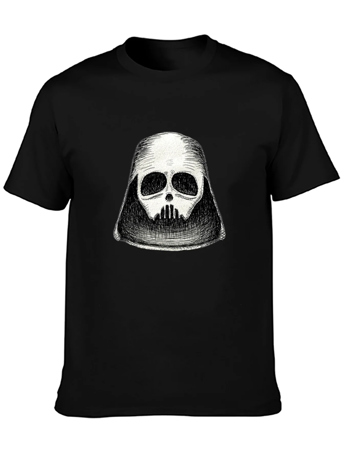 Darth Vader Sketch T-Shirt - Black Graphic Tee product image 3