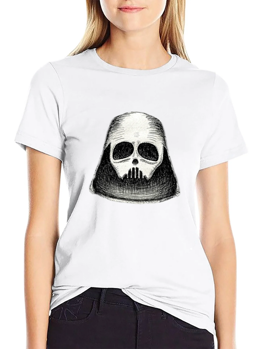 Darth Vader Sketch T-Shirt - Black Graphic Tee product image 8