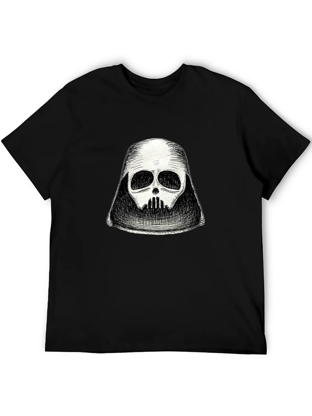 Darth Vader Sketch T-Shirt - Black Graphic Tee product image 5