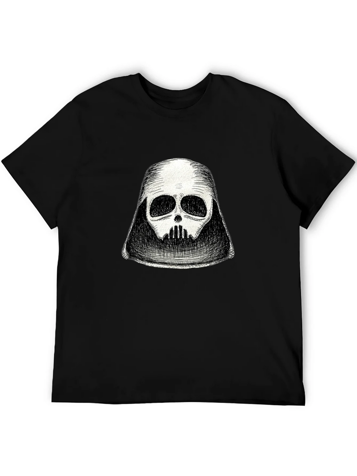 Darth Vader Sketch T-Shirt - Black Graphic Tee product image 5