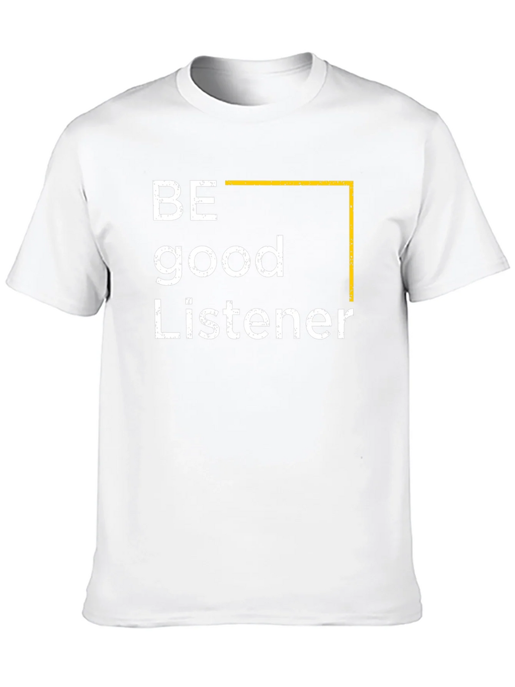 Be Good Listener Graphic Tee - Black Cotton T-Shirt product image 7