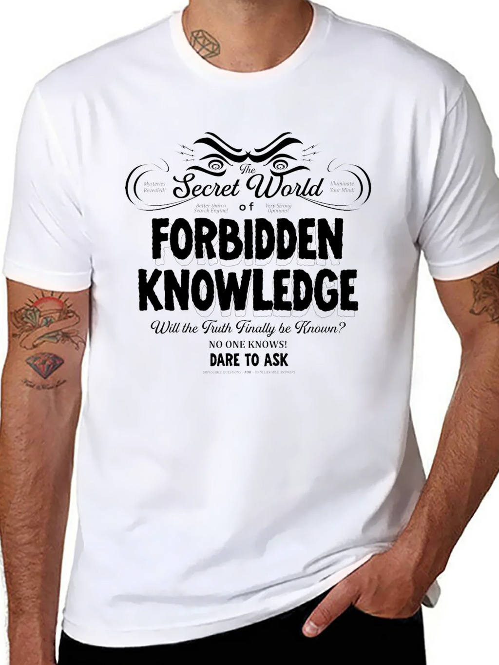 Forbidden Knowledge Graphic T-Shirt product image 7